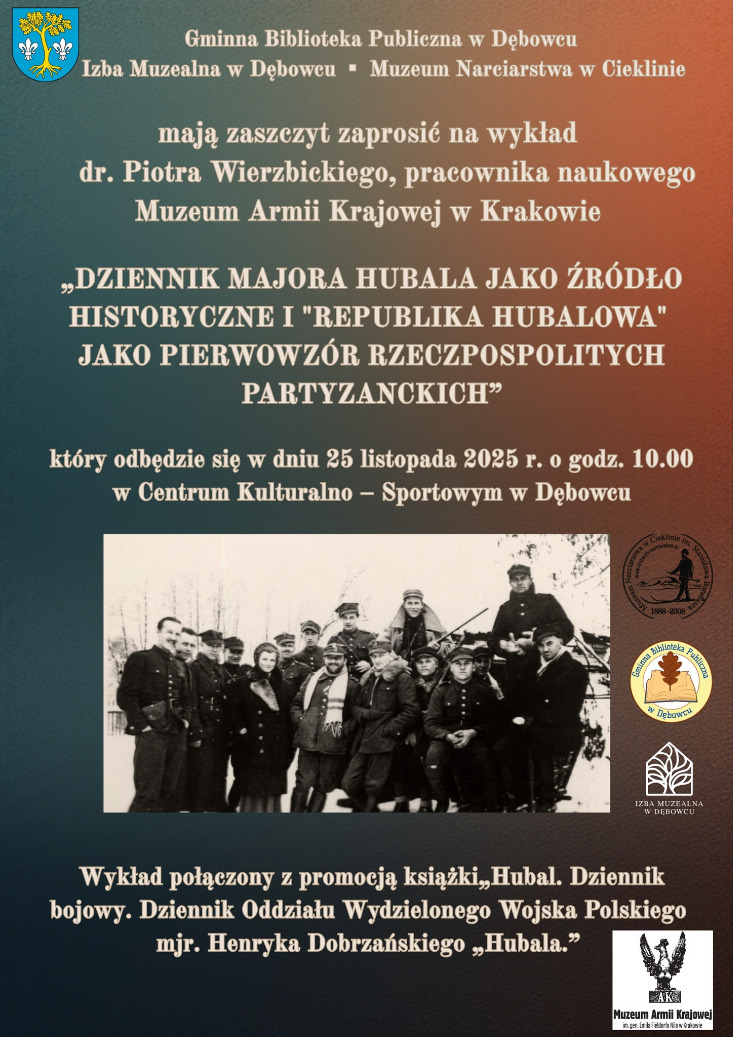 Wykład o majorze Henryku Dobrzańskim, ps. „Hubal” – zaproszenie na wyjątkowe spotkanie historyczne